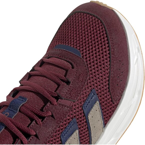 ⚡Adidas Men's Shadow Red/Putty Beige/Dark Blue Imported Rubber Fashion Sneaker - Picture 7 of 8